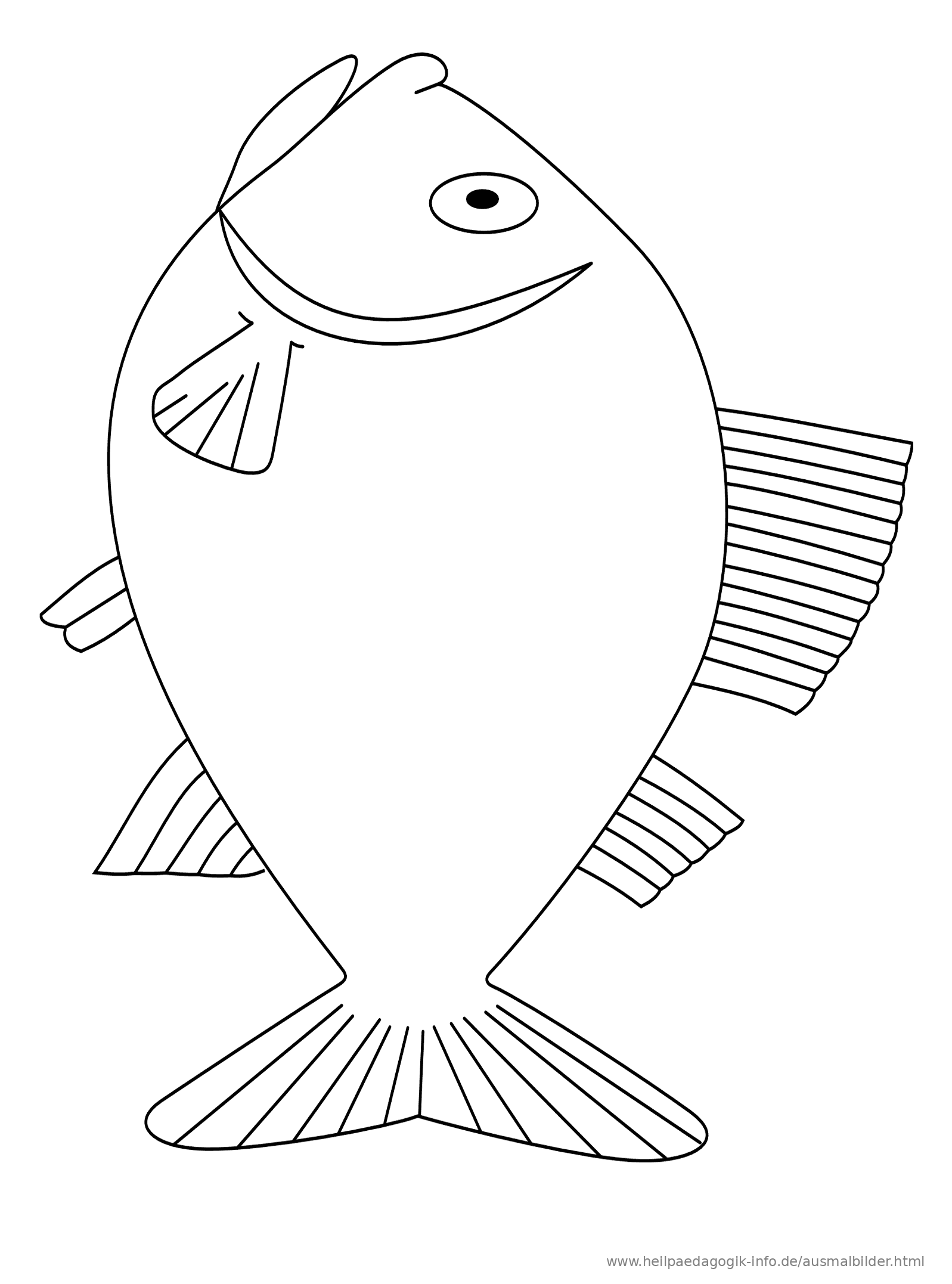Ausgezeichnet Ausmalbilder Fische RM91