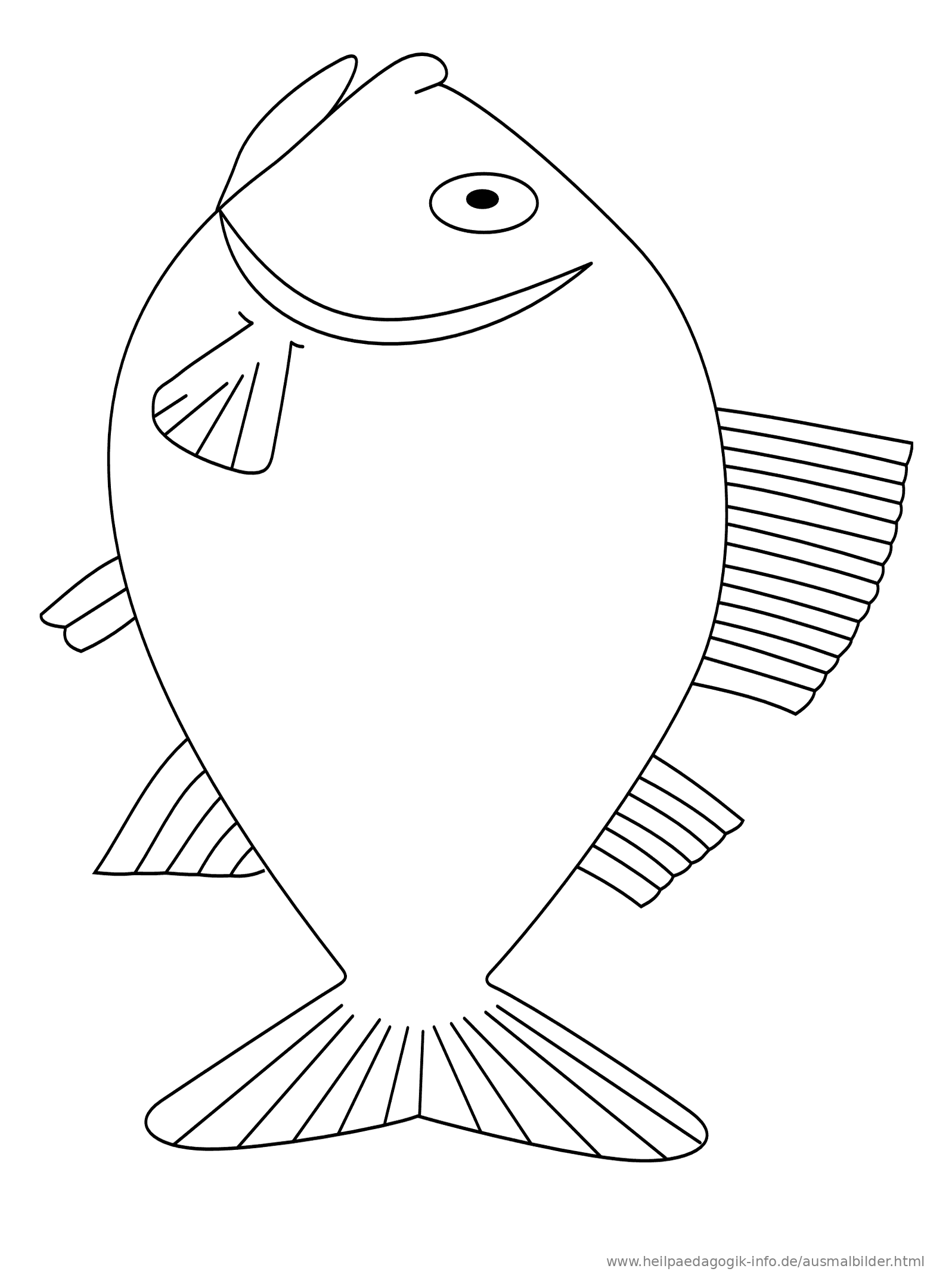 Ausmalbilder Fische