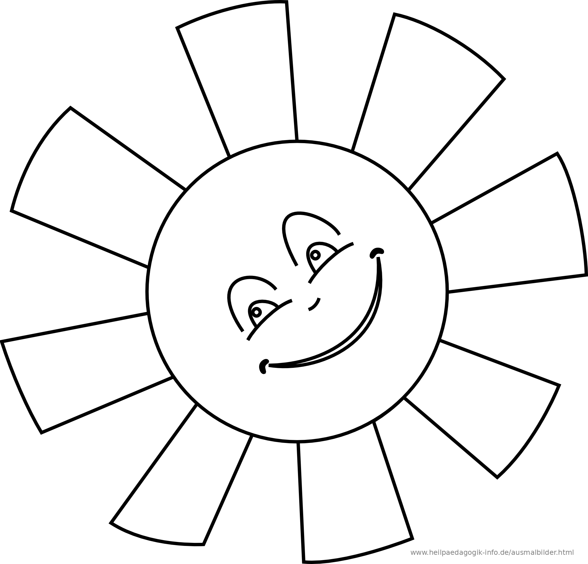 30 Ausmalbilder Für Kleinkinder Sonne | Ausmalbilder