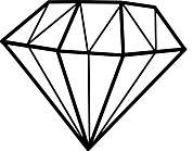 Ausmalbild Malvorlage Diamant