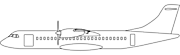 Ausmalbild Malvorlage Flugzeug