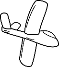 Ausmalbild Malvorlage Flugzeug
