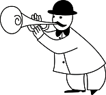 Ausmalbild Malvorlage Trompete