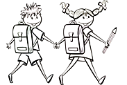 Ausmalbilder Schule