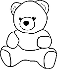 Ausmalbild Malvorlage Teddybär