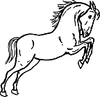 Ausmalbild Malvorlage Pferd