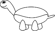 Ausmalbild Malvorlage Schildkröte