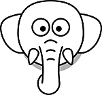 Ausmalbild Malvorlage Elefant