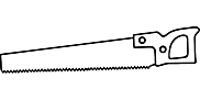 Ausmalbild Malvorlage Säge
