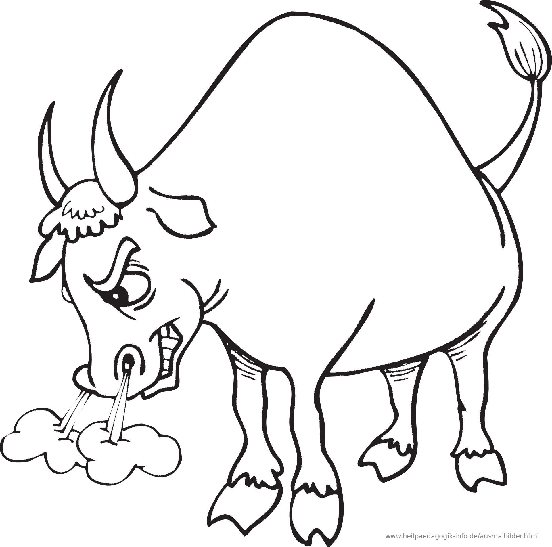 Bull Fighting Coloring Pages Sketch Coloring Page