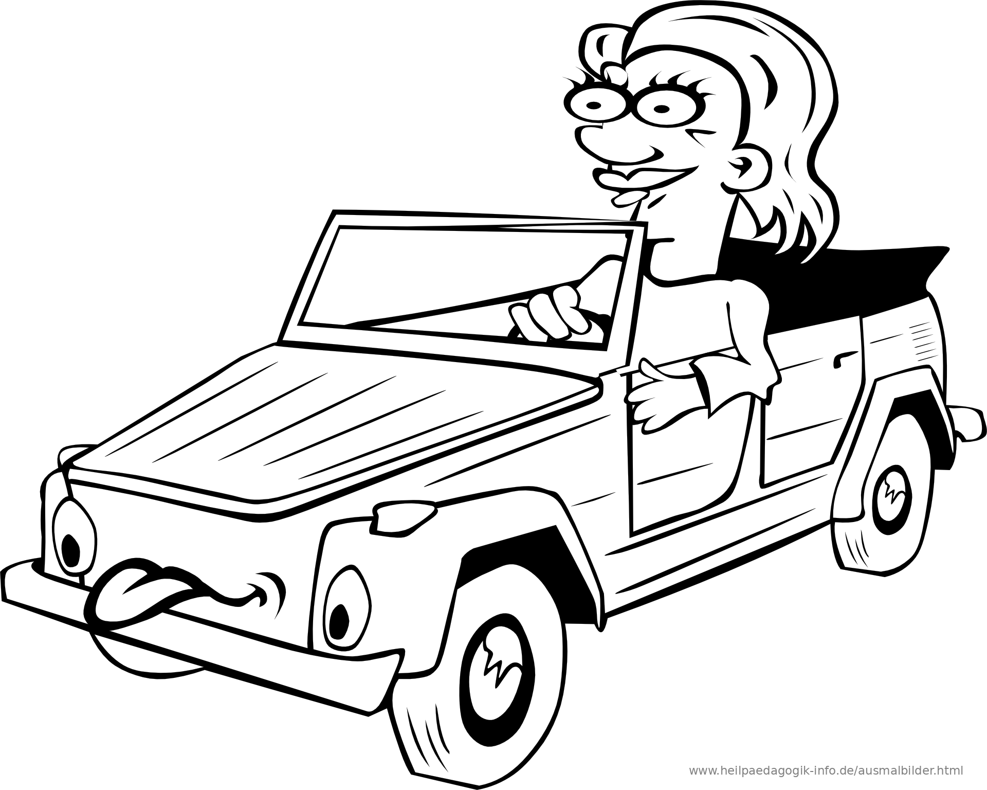Ausmalbilder Autos
