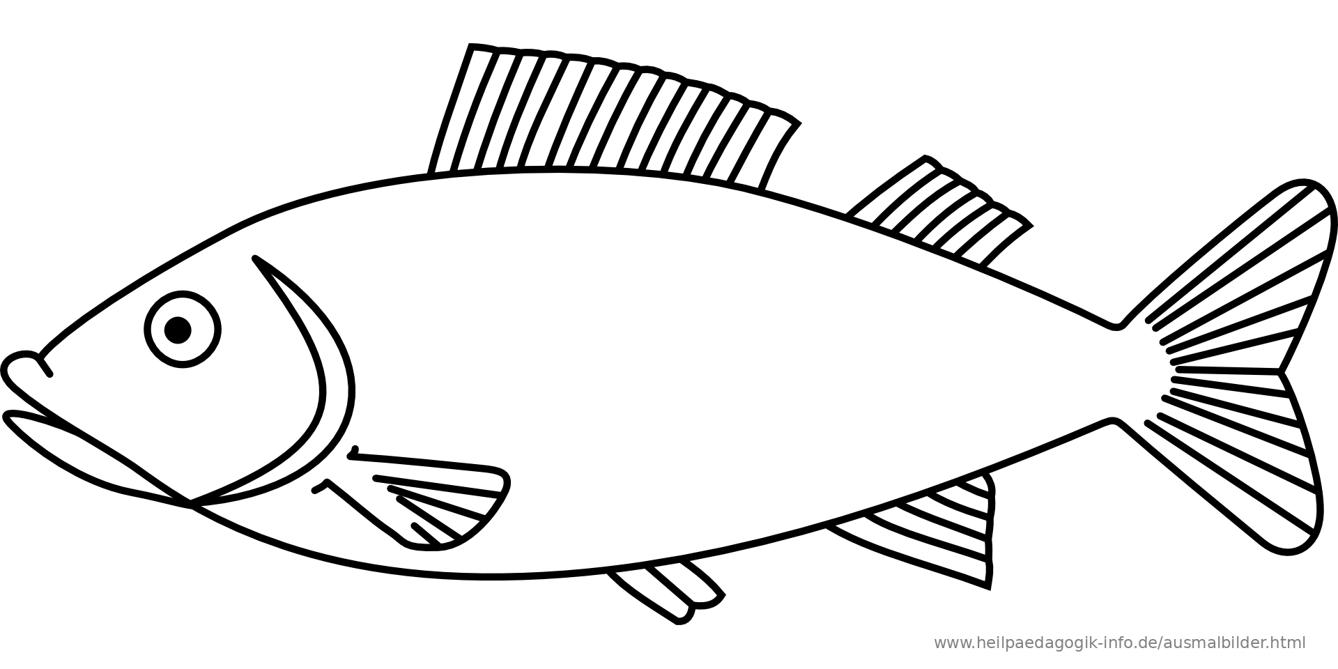 Ausmalbild Fisch Als PDF oder PNG anzeigen