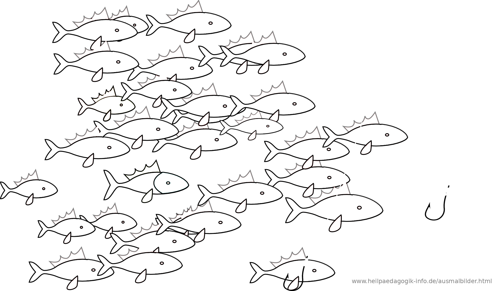 Ausmalbilder Fische