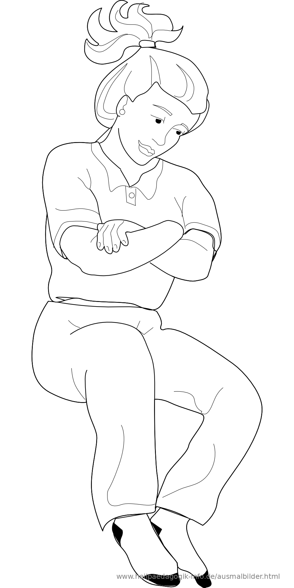 Ausmalbilder Menschen