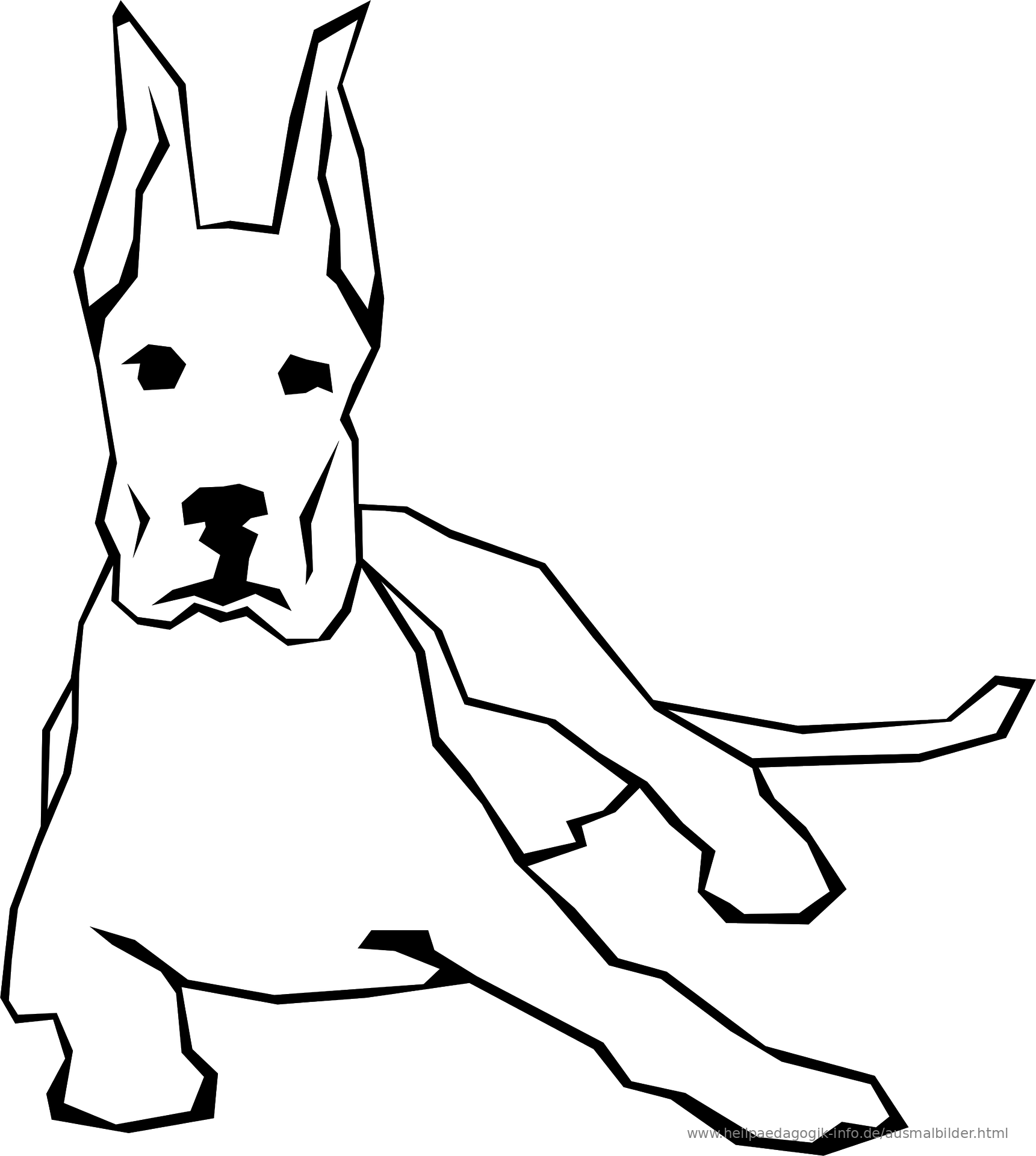 Ausmalbilder Hunde Ausmalbilder Hunde
