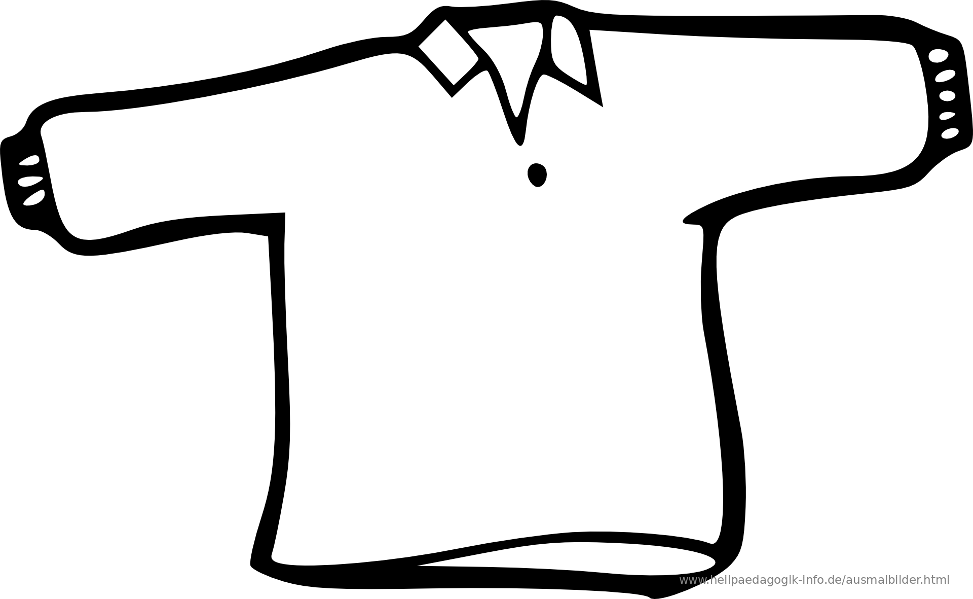 Ausmalbilder Kleidung
