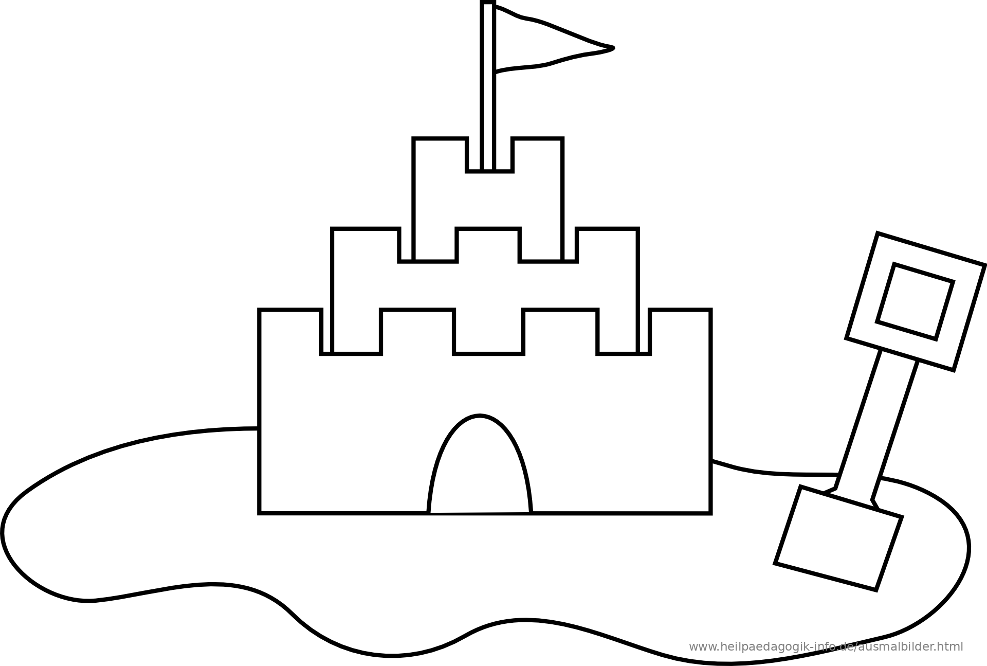 Sandburg Malvorlage sdatec.com