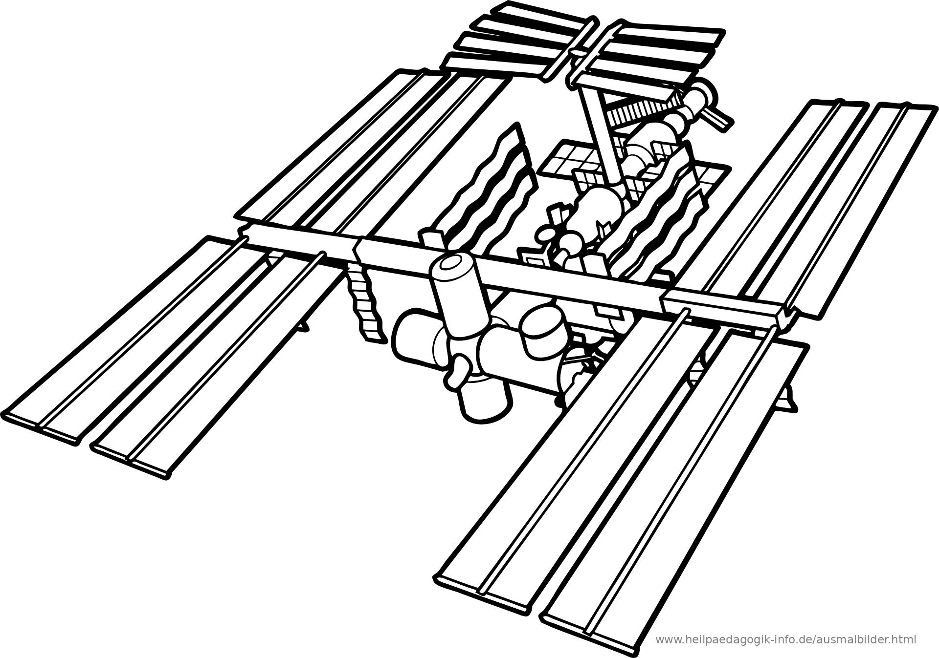 malvorlage raumstation Coloring and Malvorlagan