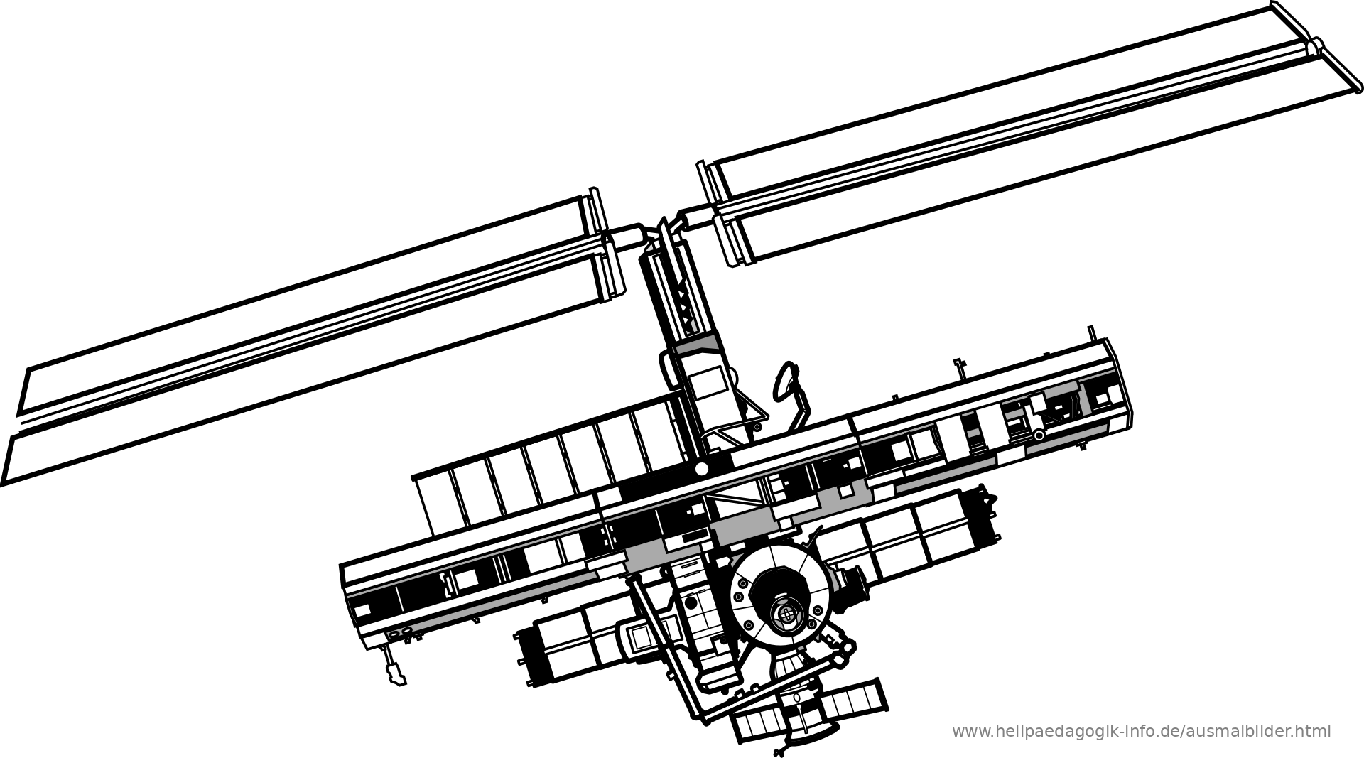 malvorlage raumstation Coloring and Malvorlagan